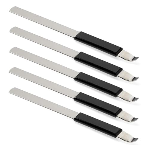 2-in-1 Paint Can Opener and Stir Stick, Pack of 5 – Professional-Grade Stainless Steel Paint Mixing Tool with Ergonomic Handle