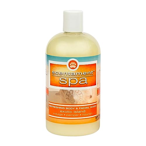 Image of Best Shot Scentament Spa Seasonal Facial & Body Wash, Exotic Island, 16 oz
