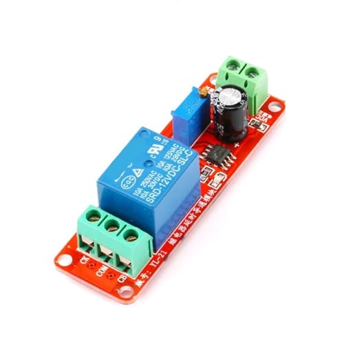 Module relais temporisé 12V DC temporisateur NE555 interrupteur réglable S08