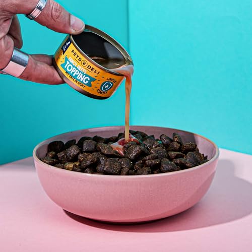 Pets Deli Fancy Filets Hunde Futter-Topping Ente in Sauce, saftig & lecker, für wählerische Hunde, mit Immun-Komplex für EIN gesundes Immunsystem, getreidefrei, ohne Zucker, 12x70 g, Premium Qualität