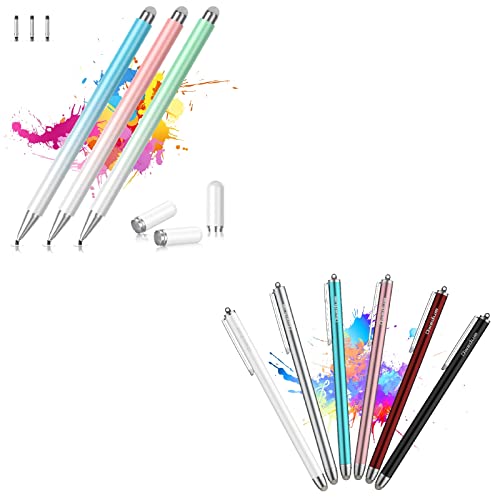 Stylus Pens For Touch Screens, High Sensitivity Fiber Tip Stylus Pen With Clip For Apple Ipad, Iphone, Android, Tablets, Samsung, Galaxy #TOP5