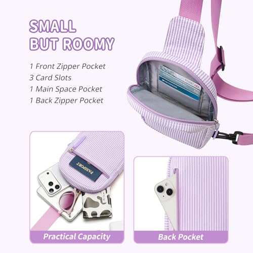 Image of Birthday Back to School Gifts for Teen Girls 8-12, Fanny Pack Crossbody Bag | 8 9 10 11 12 Year Old Girl Birthday Gifts, Kids Sling Bag Purse Travel Essential, Preppy Fashion Tween Girl Gift Trendy Stuff