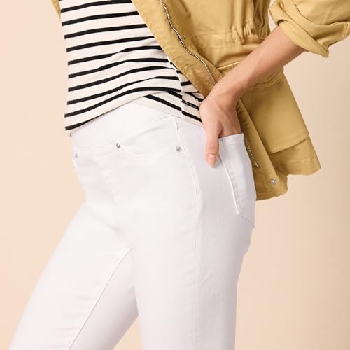 Image of Amazon Essentials Women's Skinny Fit Mid-Rise Stretch Pull-On Jegging with Pockets - Discontinued Colors