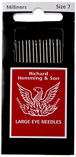 Colonial Needle HW250-07 16 Count Richard Hemming Milliners/Straw Needles, Size 7