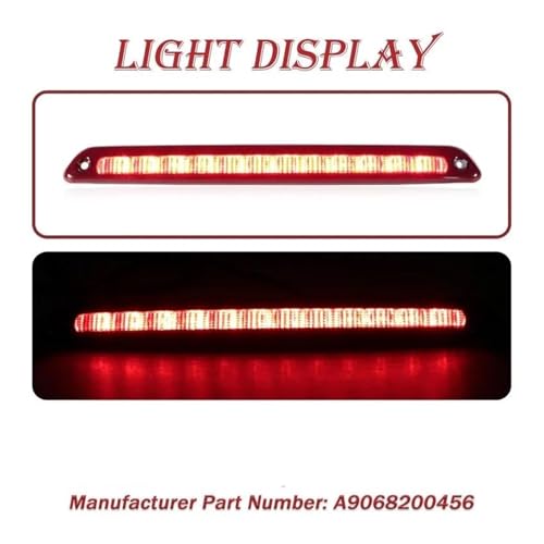 Troisième feu arrière LED pour VW Crafter 2006-2016 rouge
