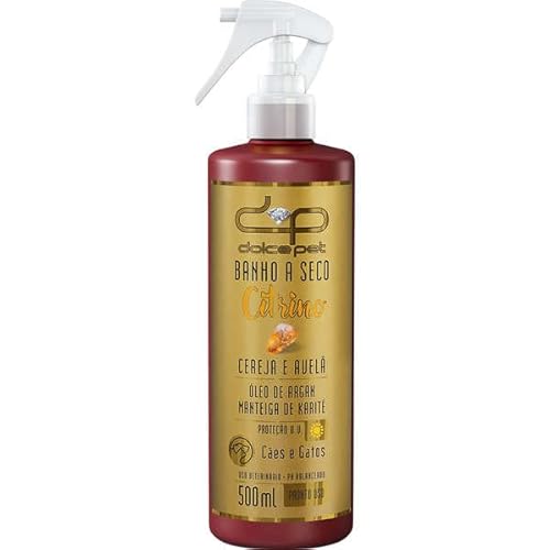 Banho a Seco Dolce Pet Citrino para Cães e Gatos 500ml