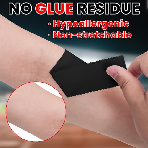 Image of NUITPY 6 Pack Athletic Tape, Black Sports Tape, Easy Tear Wrist Tape, Strong Adhesion Tapes for Boxing, Gymnastics, Hockey, Soccer, Lacrosse and First Aid