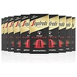 Segafredo Zanetti 100 Capsule in Alluminio compatibili con Nespresso di Caffè Classico Gusto ricco e armonioso (10 Astucci da 10 Capsule) - Adatte per Macchine Nespresso Original