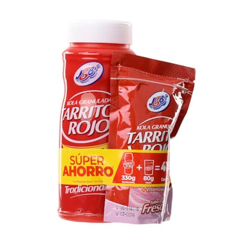 Tarrito Rojo Kola Granulada 330 gr. + Kola Granulada Fresa 80 gr.