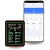Air Quality Monitor,15-in-1 Smart Air Quality Tester with PM,CO2,CO,TVOC,HCHO,PM,AQI,Temperature & Humidity,Timer,Real Time Display,Battery Powered,for Home & Office