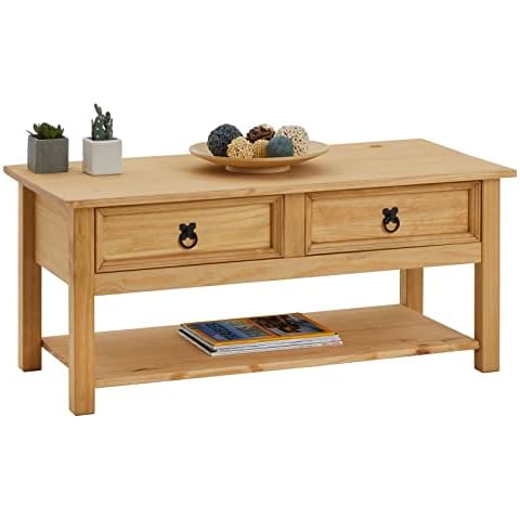 Table Basse Tequila IDIMEX en Pin Massif Cover