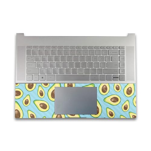 Image of Carbon Fiber Gaming Skin Compatible with HP Envy x360 16 inch (2023) - Blue Avocados - Premium 3M Vinyl Protective Wrap Decal Cover - Easy to Apply | Crafted in The USA by MightySkins