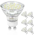 CRIRY GU10 Dimmable Track Lighting LED Bulbs 40W Equivalent, 5W 5000K Bright Daylight White, LED Bulb Replacement for Recessed, 400LM, 6 Packs
