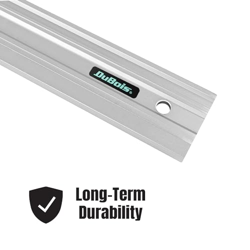 DuBois 24 Inch Machinist Aluminum Straight Edges, with .001'' Tolerance for Checking Surface Warp, Marking/Scribing Lines - Used w/Feeler Gauges for Automotive Repairs, Cylinder Head Checks (51025) - Thumbnail 3