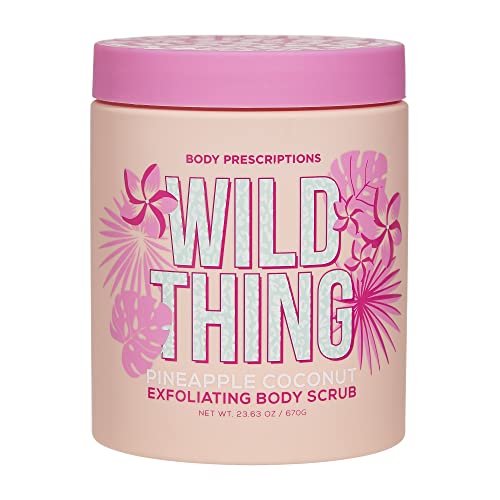 Body Prescriptions Exfoliating Body Scrub | 21.16 Oz Body Cleanser Infused With Pineapple Coconut | Daily Body Wash For Nourished And Ultra Smooth Skin, Wild Thing" #TOP8