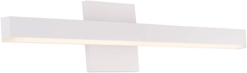 Kuzco Lighting Vega 23" Vanity Light | Brushed Gold Finish | White Acrylic Diffuser | Modern LED Linear Wall Fixture | Made of Aluminum and Acrylic | 23" W x 1.38" H x 3.25" E | VL10323-BG