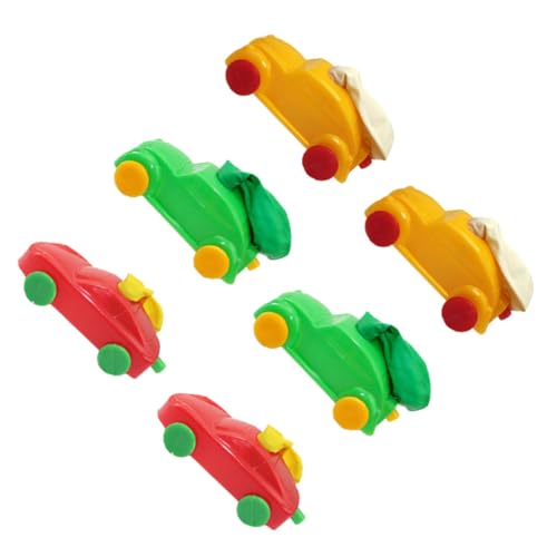 Hohopeti 12 Stück Teiliges DIY Ballonauto Bunter Umweltfreundlicher Kunststoff Lernförderndes