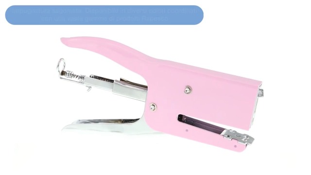 Rapesco 1305 Cucitrice A Pinza Per Alti Spessori HD-73 E 2000 Punti 73/10 Mm, Capacità 70 Fogli, Cromato - Foto 11