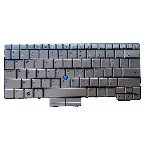 Clavier ordinateur portable HP Compaq CQ 2710p robuste finition argent noir US