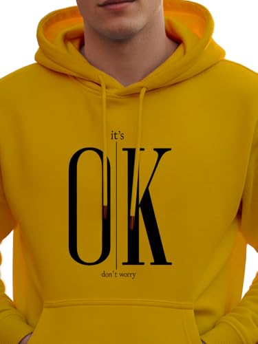 Image of XENOVAURBAN Hoodie for Men /Women | Unisex fit Cotton Fleece Hooded Sweatshirt - OK1