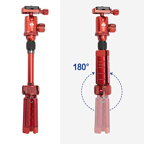 Sirui 3T-35 Table Top/Handheld Video Tripod With Ball Head - Red #TOP2