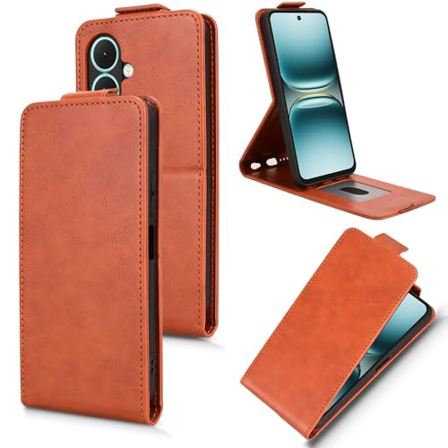 Housse Tecno Spark Go 2 en cuir marron idéale pour les déplacements urbains