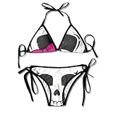 〄 Swimsuits for women with V neck , low waistline , high cut ,deep u back , and two string tie side cheeky bottom, the stripe swimwear will be a better choose if you want a sexy bathwear