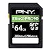 Produktbild PNY 64GB X-PRO 90 Class 10 U3 V90 UHS-II SD Flash Memory Card