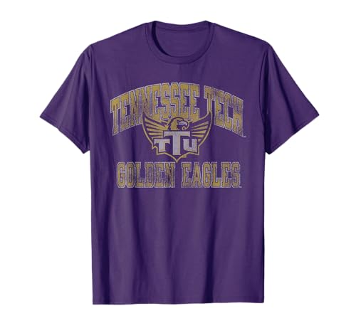 Tennessee Tech Golden Eagles Vintage Worn Purple T-Shirt