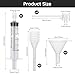 Segbeauty 5ml Perfume Refill Tool Kit, 8pcs Plastic Clear Perfume Dispenser Transfer Tool Set, Perfume Funnel Cosmetic Dispenser Pump Transfer Tool for Travel Refillable Perfume Atomizer Refill Tool