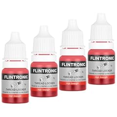 Flintronic Frenafiletti, 4Pcs x 5 ml Frenafiletti Alta Resistenza, Resistente a Urti e Vibrazioni, per Dadi, Bulloni, Elementi di Fissaggio Metallici, Fissaggio a Vite