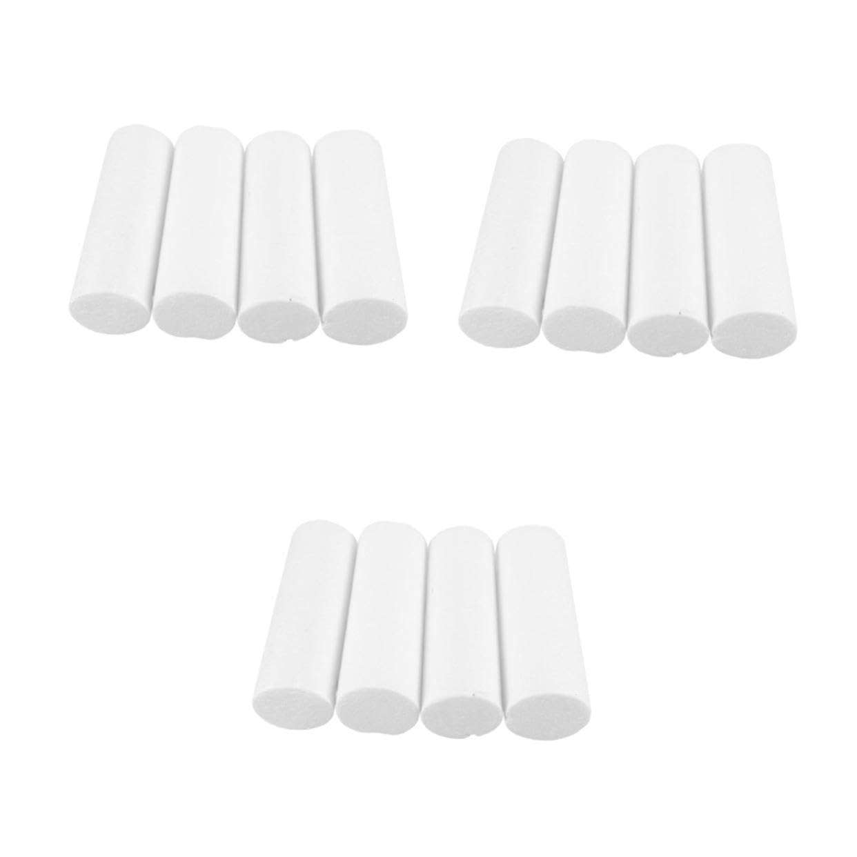 OSALADI 4sets 4pcs Vibrant Foam Cylinders for Durable Polystyrene Modeling Tubes Easy Grip Design for DIY Floral Arrangements and Educational Activities 4pcs*4