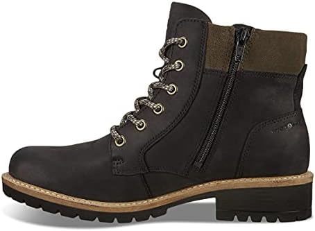 ECCO Women's Elaina Lace Boot Hydromax Ankle, Black/Tarmac, 10-10.5 | Image 6