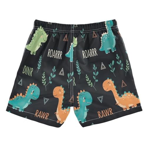 Boys Short Swim Trunks, Toddler Swim Trunk 2t, Cute Dino2