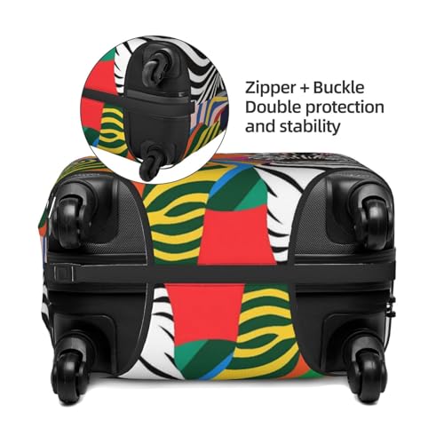 Zebras Colorful Luggage Covers For Suitcase Travel Suitcase Cover Protector Anti Scratch Covers For 25-28 Inch Luggages L4