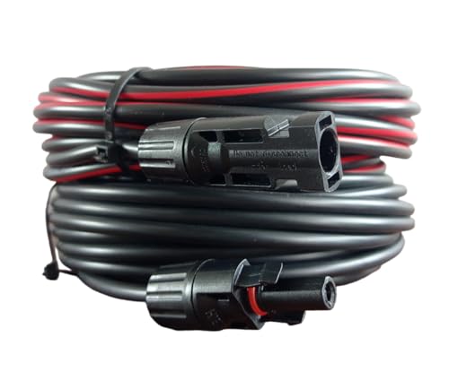 Image of Kenbrook Solar 4 sq. mm 20 Meter DC Wire with 2 in 1 Connector (10M Red + 10M Black, with 2in1)