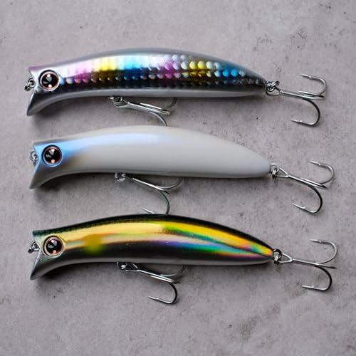 momolures - momowake 90 110 Floating Subsurface Minnow for Saltwater Bass fishing komomo lure style bait (90mm - 3pcs Assort 01) - Image 2