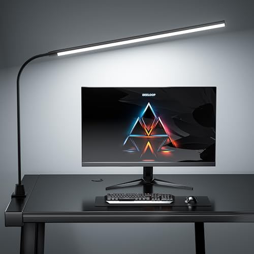deeloop LED Clip-on Reading Light, 20" Ultra-Long Chips Bright Desk