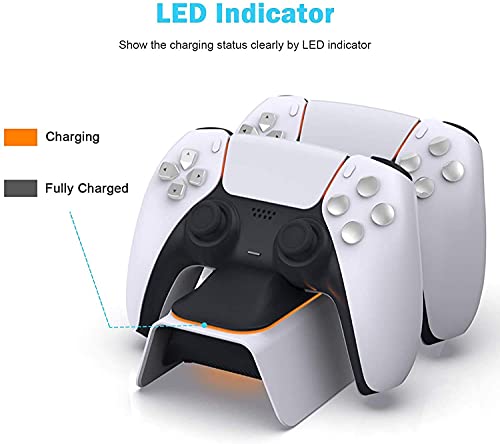 Image of PS5 Controller Charger, PS 5 Charging Station, PSS High Speed Fast Charging Dock,Docking Station for PS5 Controller