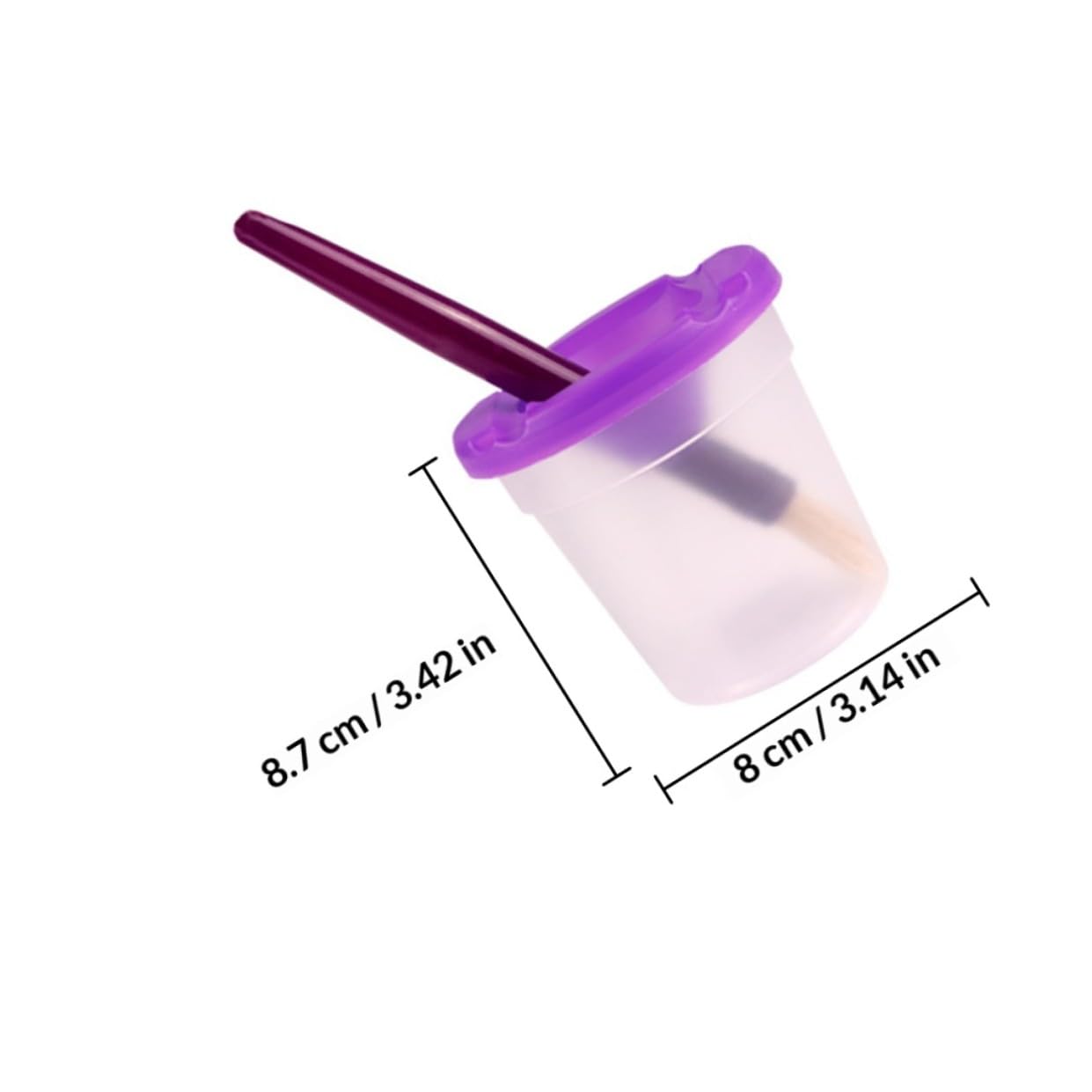 Farbstiftpinsel Kinder 10 Satz Kunststoff Pinselreiniger für Künstler