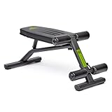 adidas(アディダス) アブベンチ トレーニングベンチ 2段階デクライン 調節可能アンクルアンカー付き 厚み6.5cm 高密度フォーム 耐荷重175kg ADBE-10220