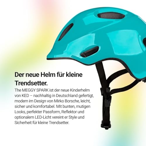 Casco de bicicleta infantil KED ligero y ajustable con sistema 360 6