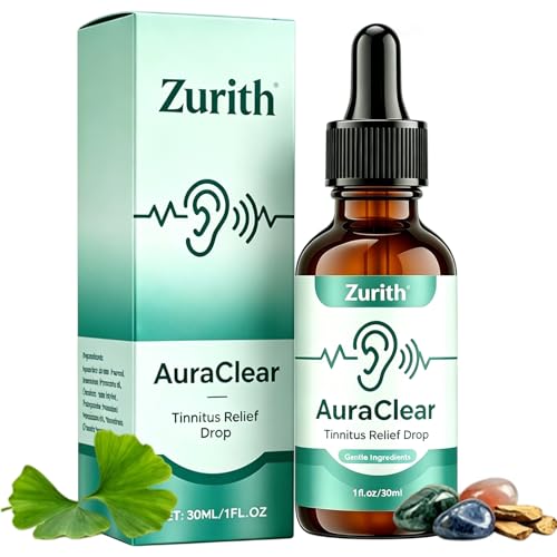 Zurith Ear Drops Auraclear Ear Cleaning and Relief Drops Aura Clear Gotas Limpieza Y Alivio Auditivo (1Pcs)