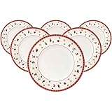Villeroy & Boch Toy's Delight Specials Juego de 6 platos llanos, juguetes de porcelana premium