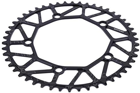 VGEBY1 Bike Chain Wheel, 50/52/54/56/58T 130BCD Bike Single Speed Chainring for Most Bicycle Road Bike Mountain Bike(50T) - Image 3