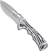 CRKT Nirk Tighe EDC Folding Pocket Knife: Everyday Carry, Satin Blade, Integrated Klecker Lock, Skeletonized Handle, Deep Carry Pocket Clip 5250