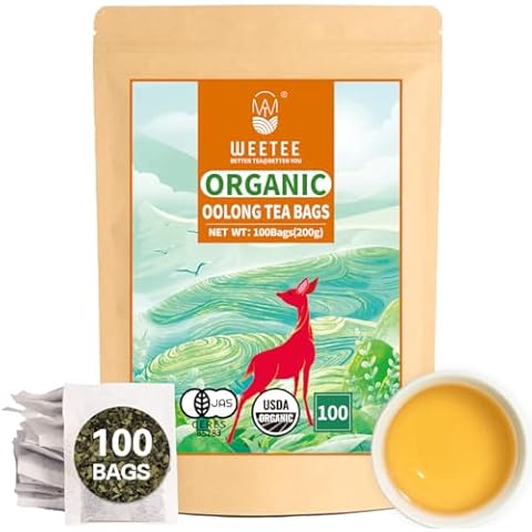 WT WEETEE Organic Oolong Tea Bags Cover