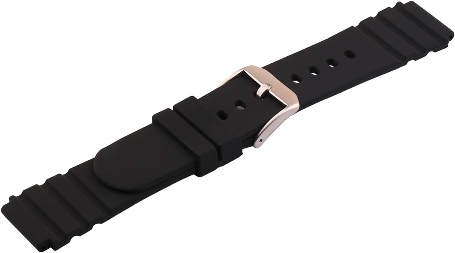 Rubber Replacement Watch Band compatible for Luminox DPB 3000 3100 3200 3400 3600 3900 Series silicone Watch Strap for men and women, Black