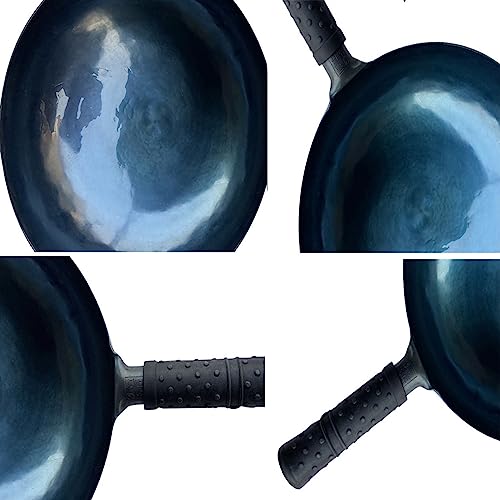 Wok de acero inoxidable sin recubrimiento 28cm miniatura 2