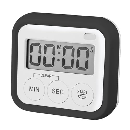 タイマークロック | ビジュアルタイマー,バッキングスタンド クイックセットボタン 音量調節可能、ビープ音磁気LEDディスプレイ タイマー時計 子供、教師、炊飯器用